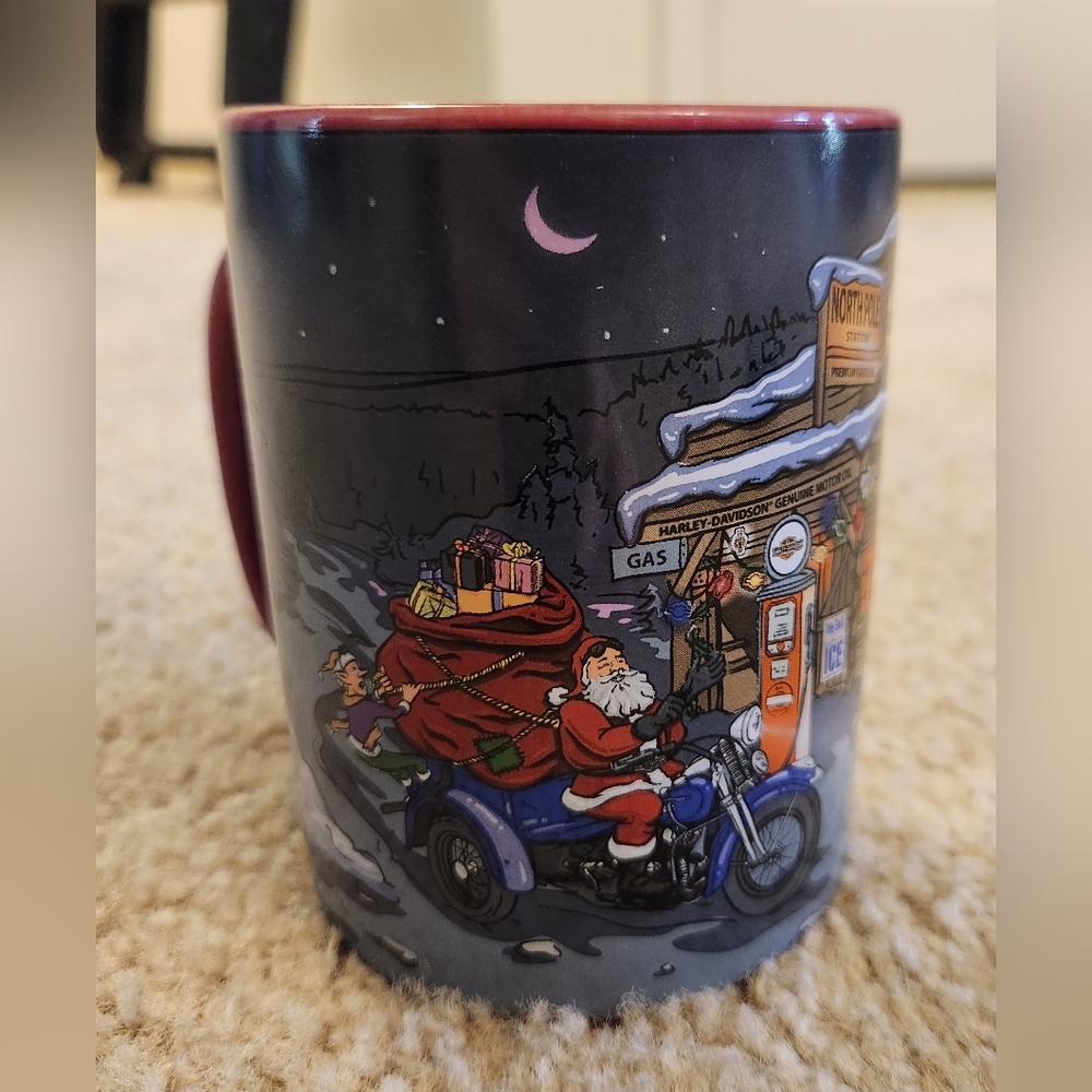 Harley Davidson Christmas Santa Mug Coffee Cup 2019